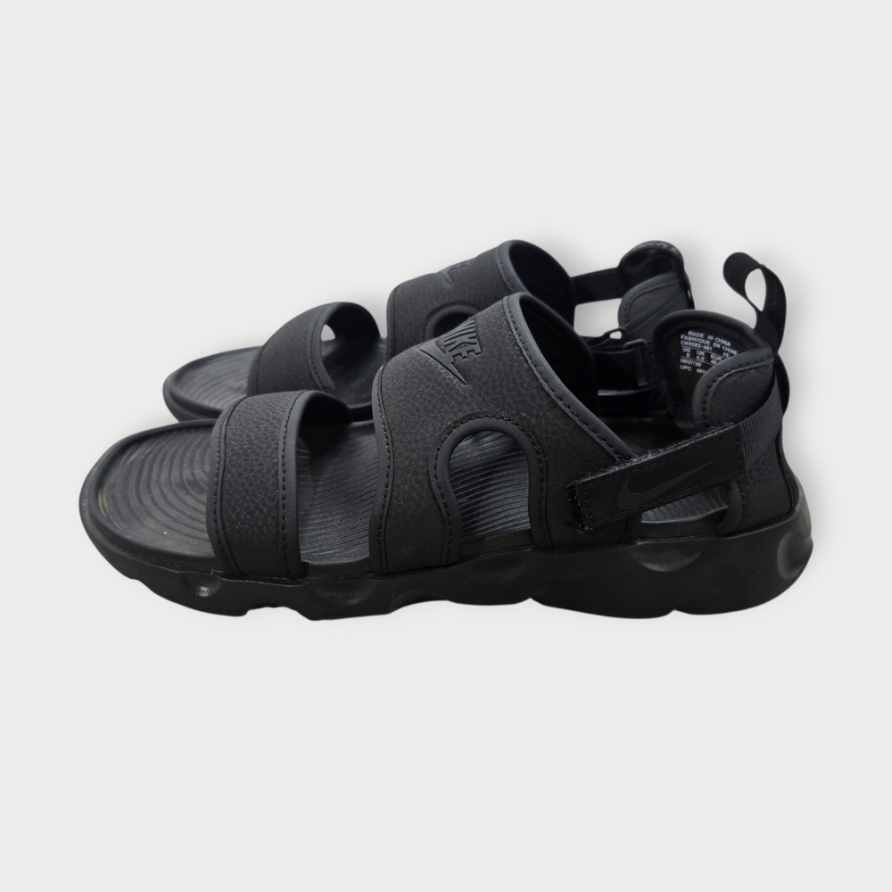 Nike Owaysis Sport Slides Sandals Triple Black CK9283 001 Womens  Size 9 EU 40.5